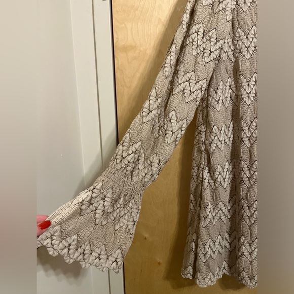 Light brown Free People Lacey worn 1x - Picture 1 of 4